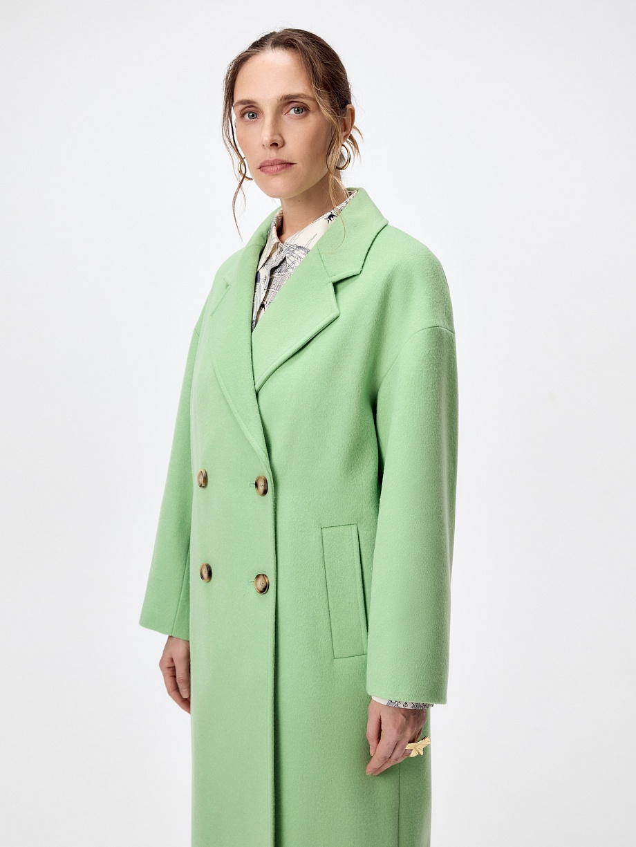 Пальто из шерсти с мембраной