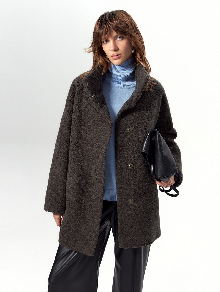 Укороченная экошуба с утеплителем и мембраной