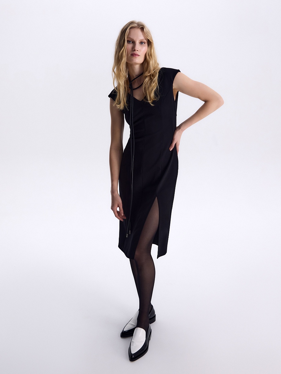 Платье-миди из джерси