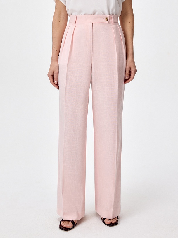 Брюки со стрелками из 100% хлопка