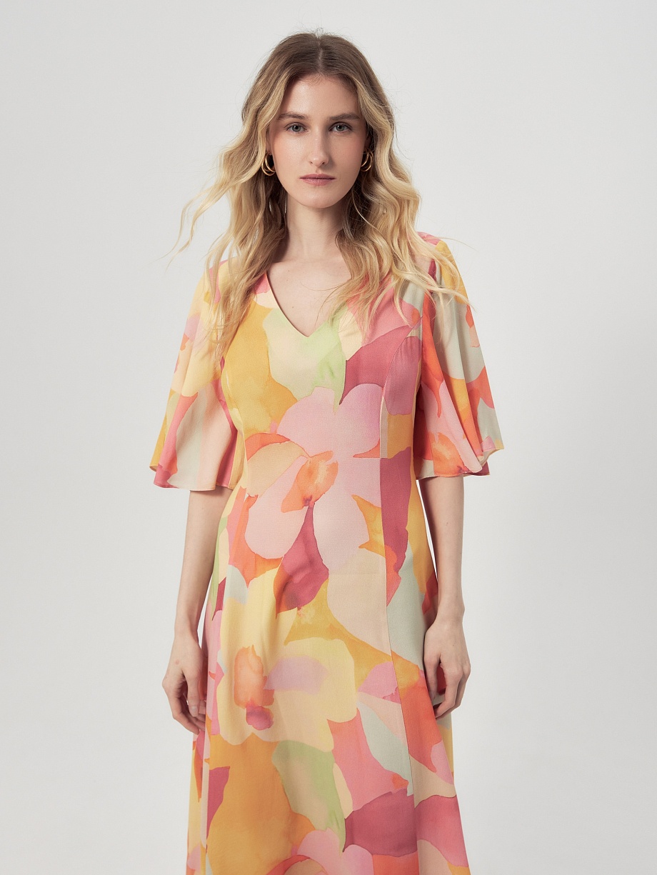 Летнее платье из 100% вискозы