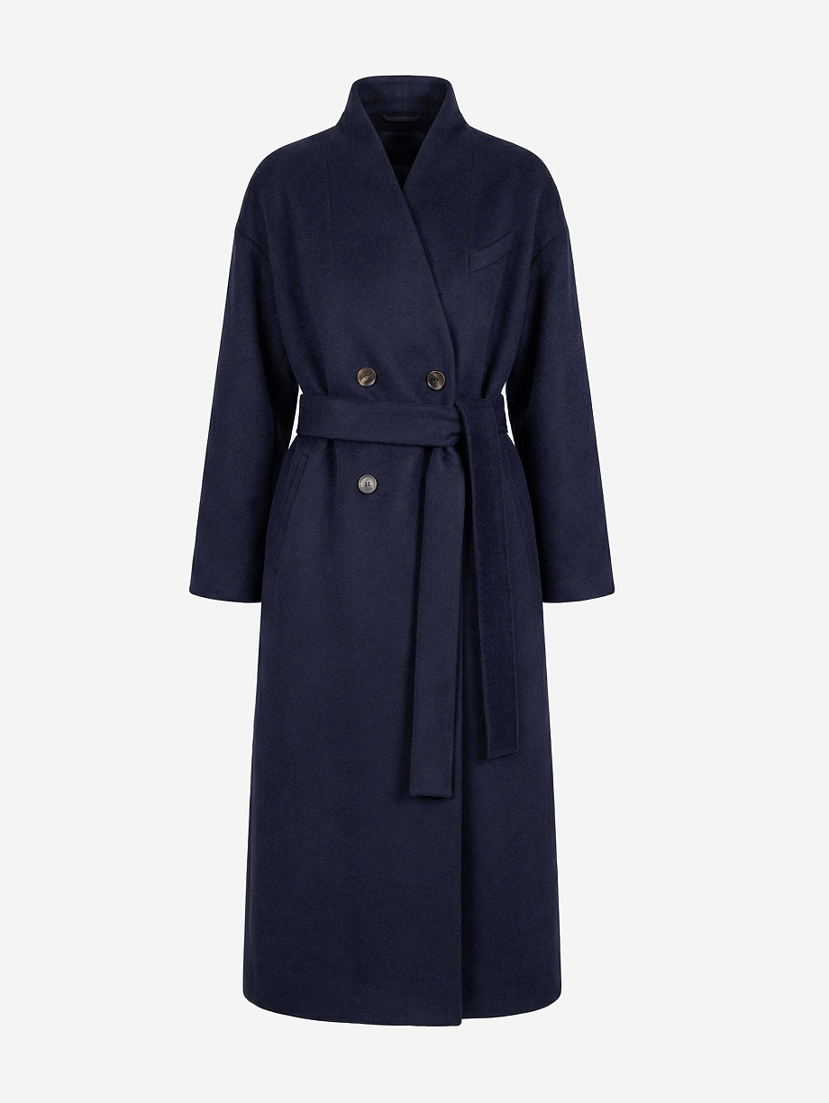 Пальто из шерсти с мембраной