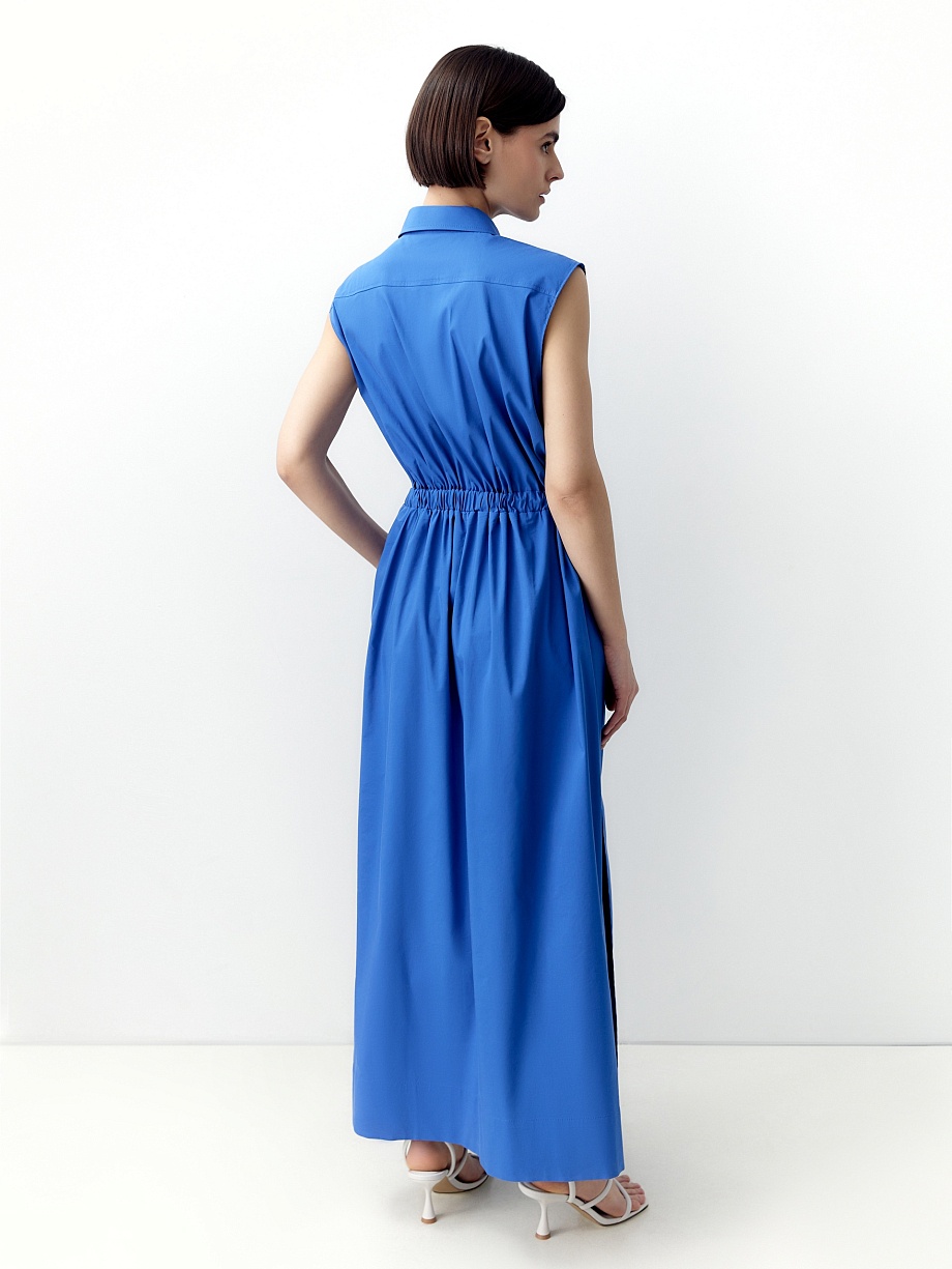 Платье макси из хлопка