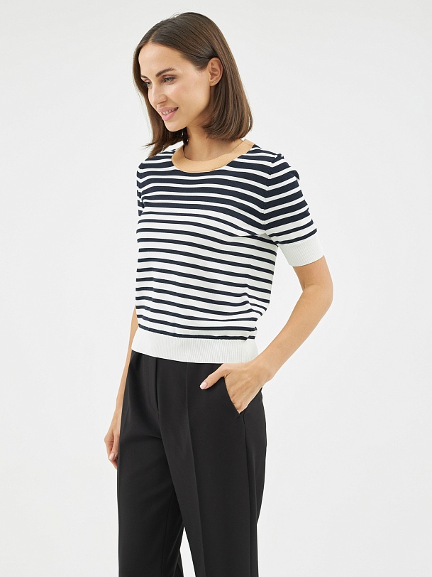 Джемпер женский в полоску