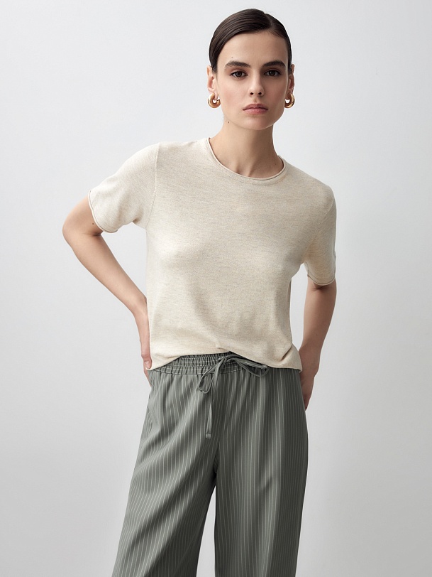 Вязаный джемпер из вискозы