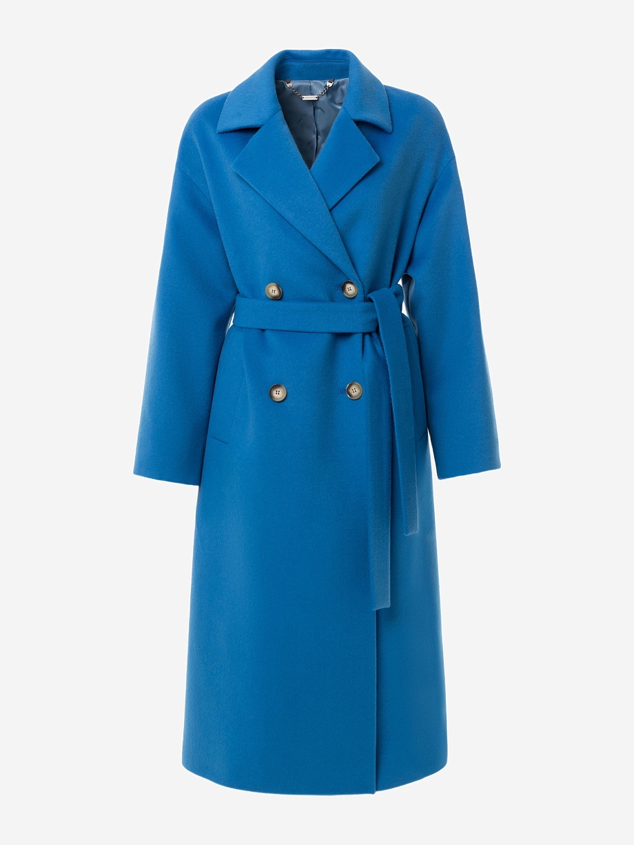 Демисезонное пальто из шерсти с мембраной