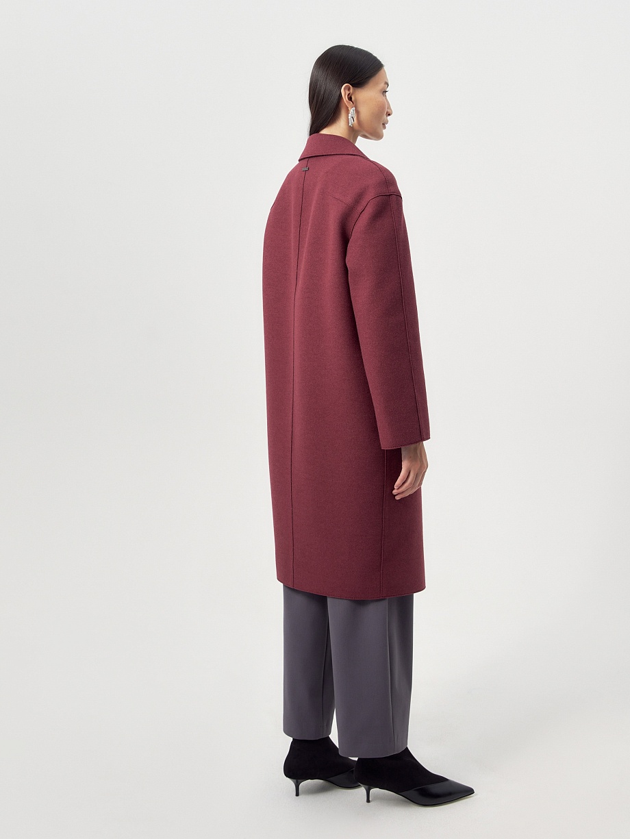 Шерстяное пальто с мембраной