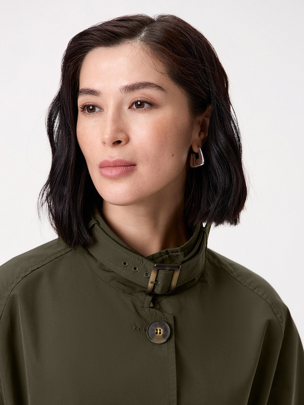 Тренч женский цвета хаки