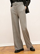 Брюки женские серые в клетку POMPA арт.1119311bc0398