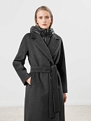 Шерстяное пальто еврозима с мембраной и утепленной спинкой POMPA арт.1011166p90892