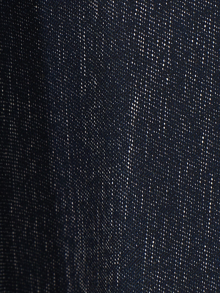 Платье из костюмной ткани с имитацией джинсы