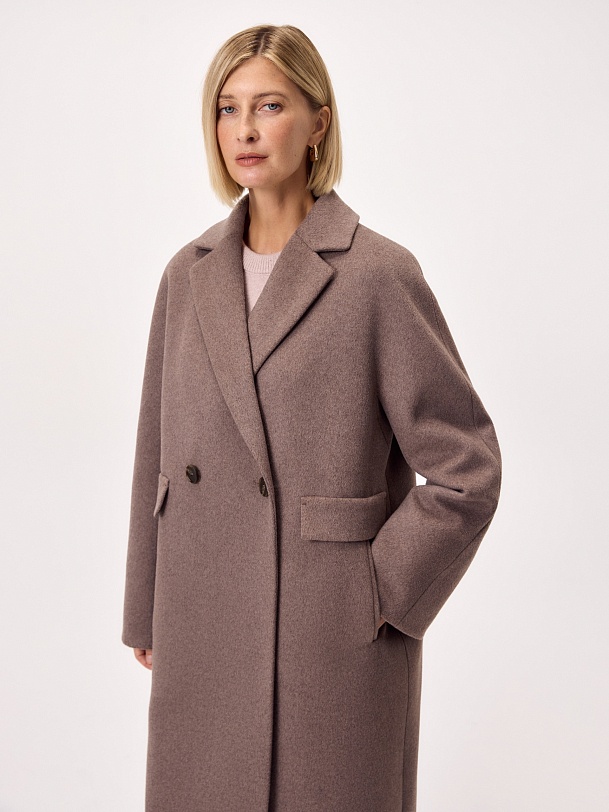 Пальто из шерсти с мембраной