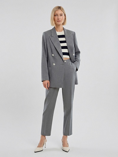 Классический жакет из костюмной ткани