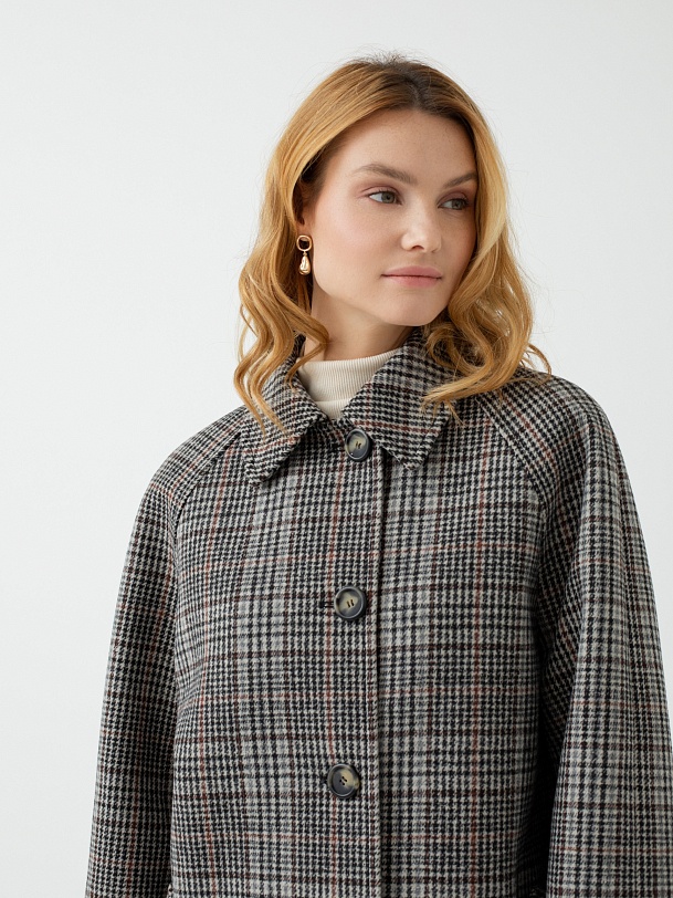 Шерстяное пальто еврозима с мембраной и утепленной спинкой