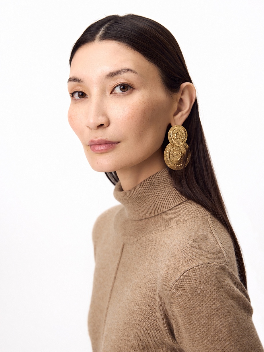 Платье из шерсти с ангорой