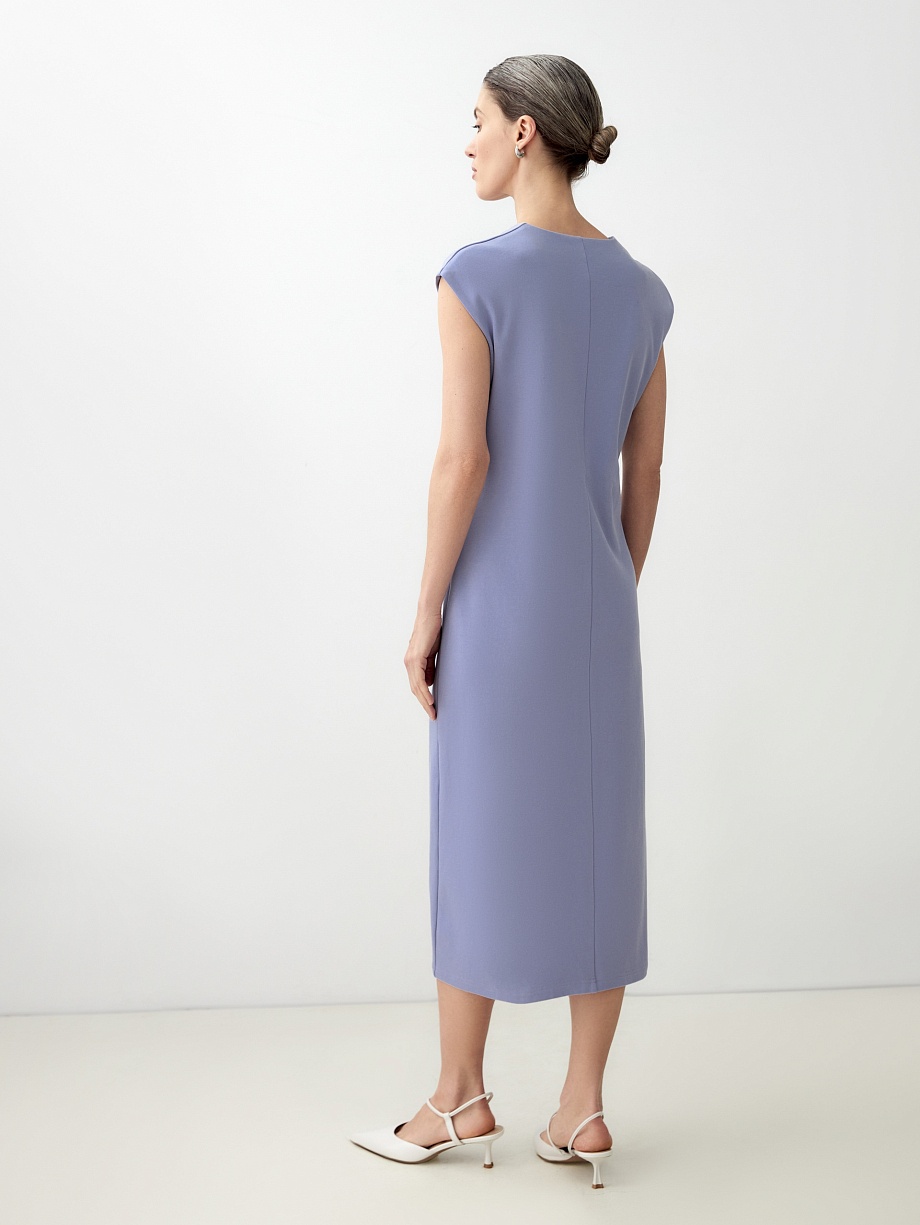 Трикотажное платье миди из хлопка