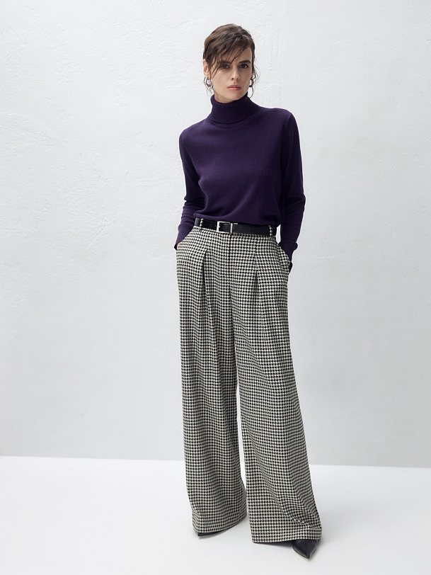 Водолазка из вискозы и хлопка