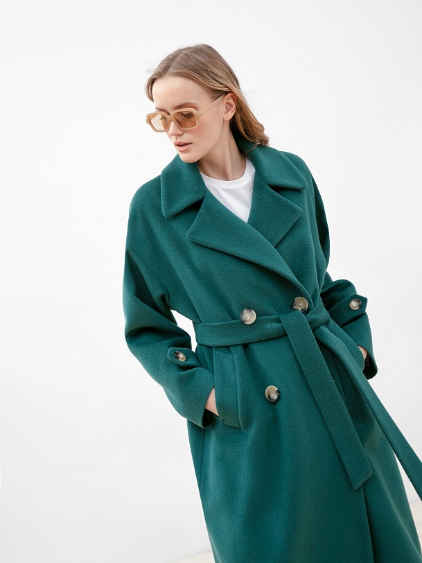 Шерстяное пальто с мембраной