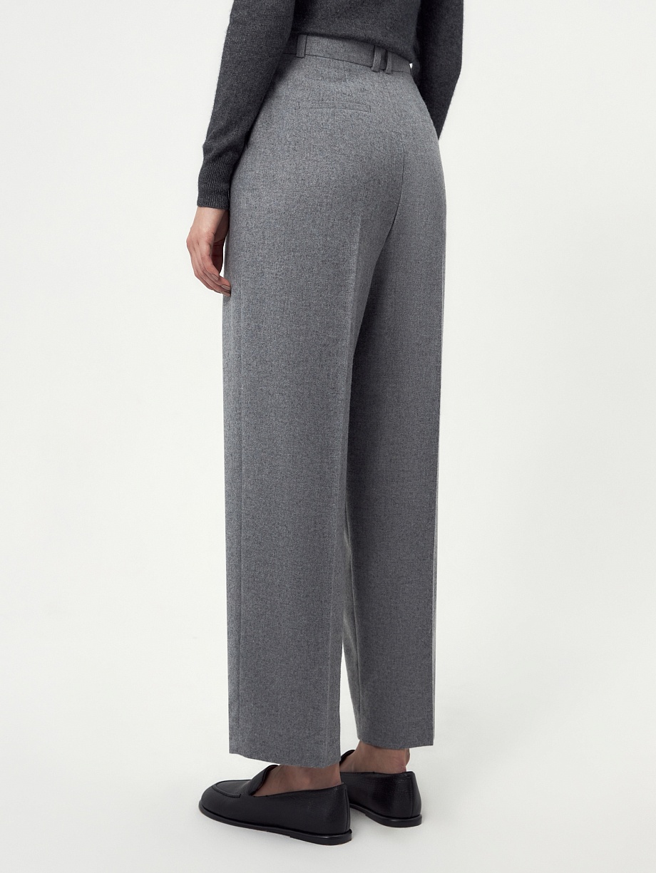 Брюки из костюмной шерсти
