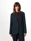 Жакет однобортный из костюмной ткани POMPA арт.2101192cl0591