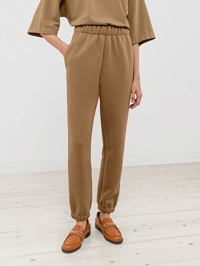 Брюки-джоггеры трикотажные POMPA