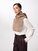 Двусторонняя зимняя экошуба со съёмным капюшоном POMPA арт.1014491p60807