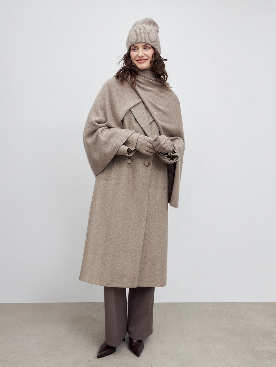 Перчатки вязаные с шерстью ангоры