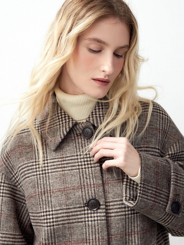 Полупальто из шерсти с мембраной