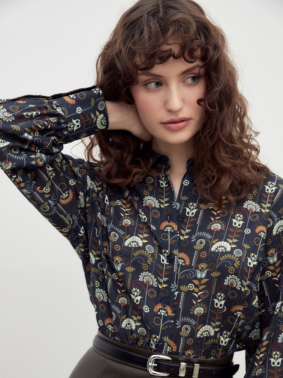 Свободная блуза из 100% хлопка