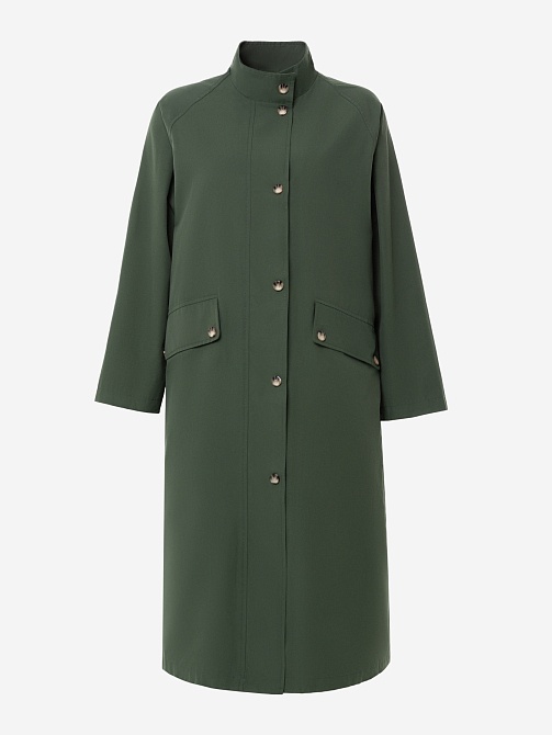 Непромокаемый расклешённый плащ