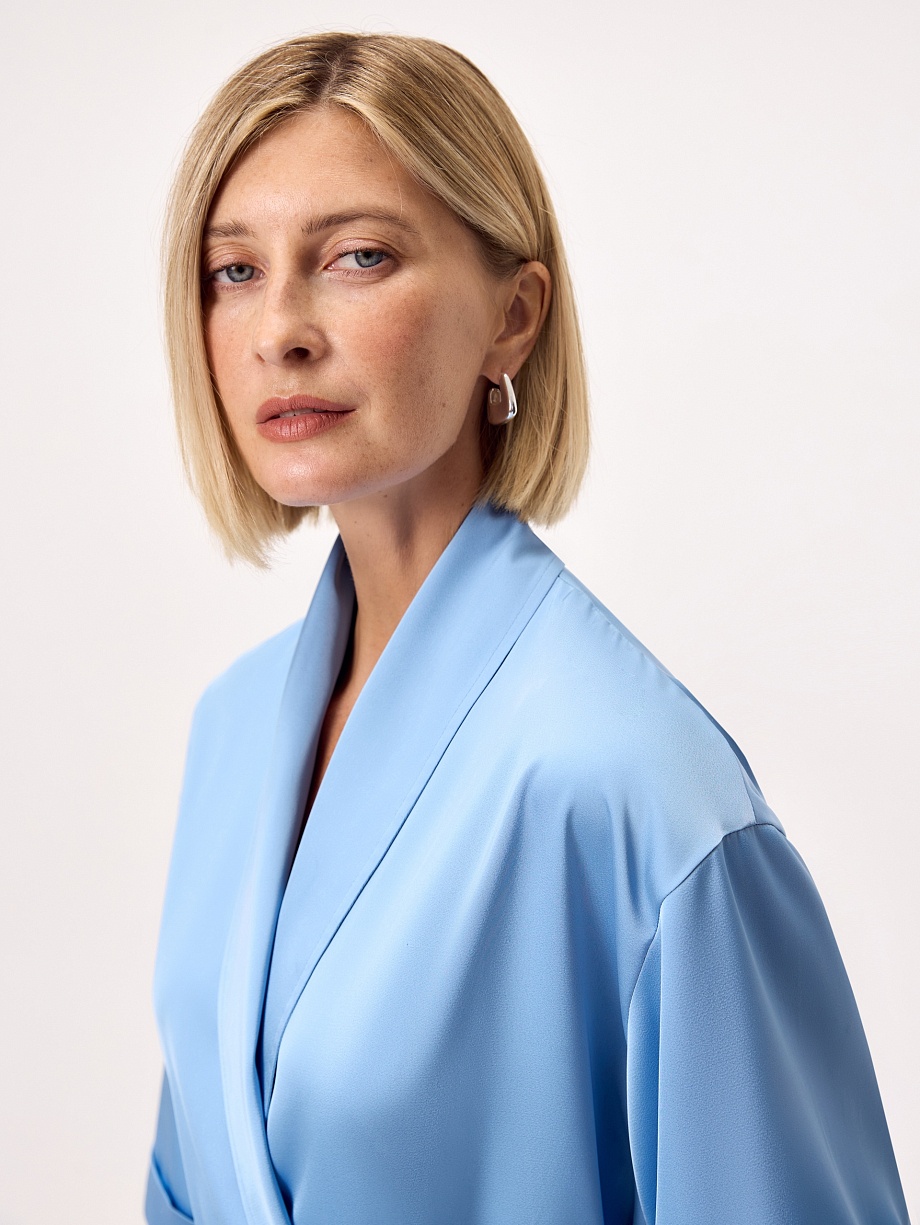 Жакет-кимоно из атласа