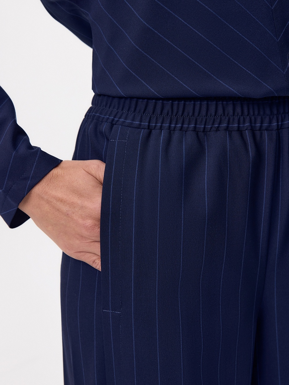 Брюки из костюмной ткани