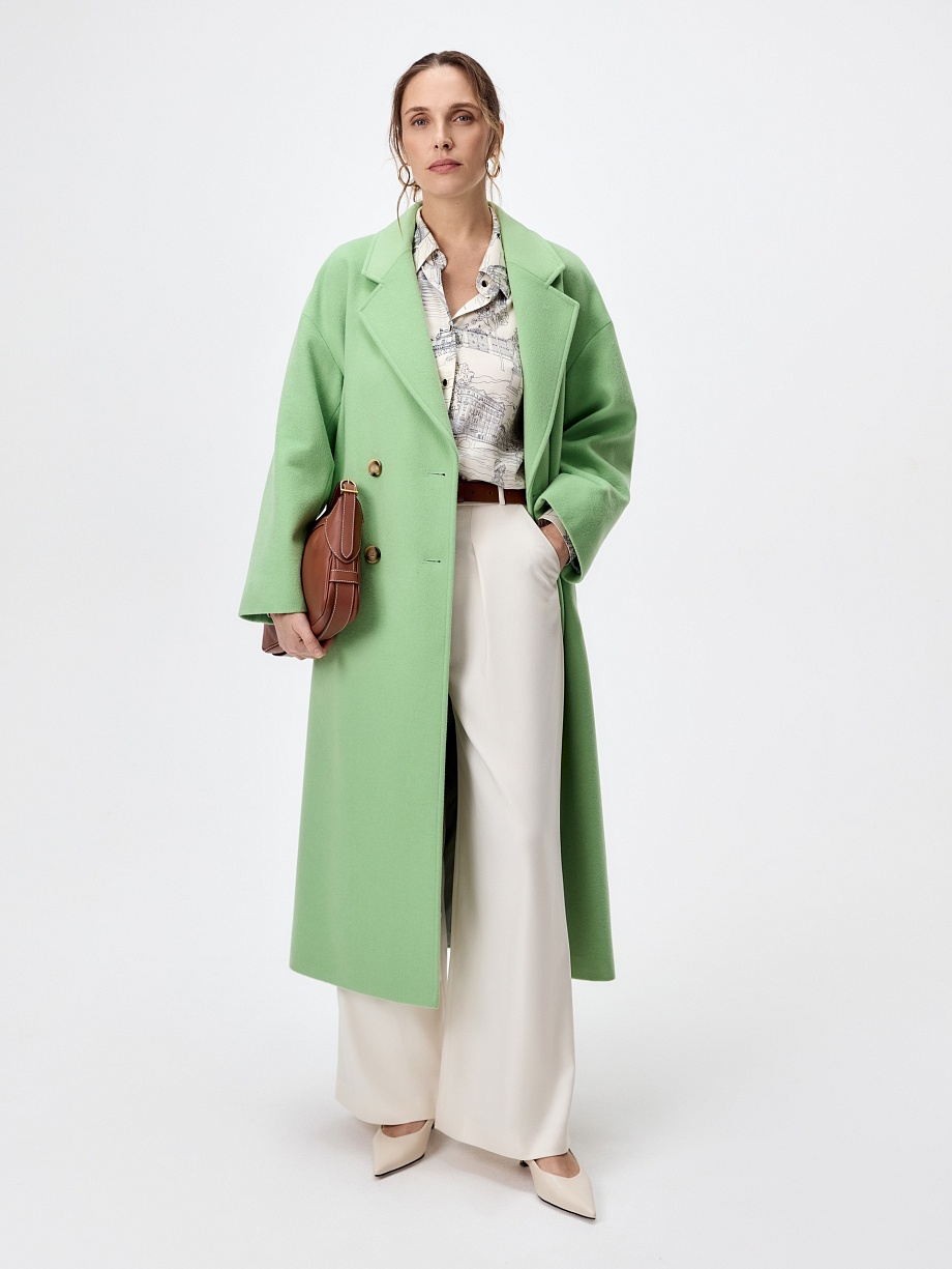 Пальто из шерсти с мембраной