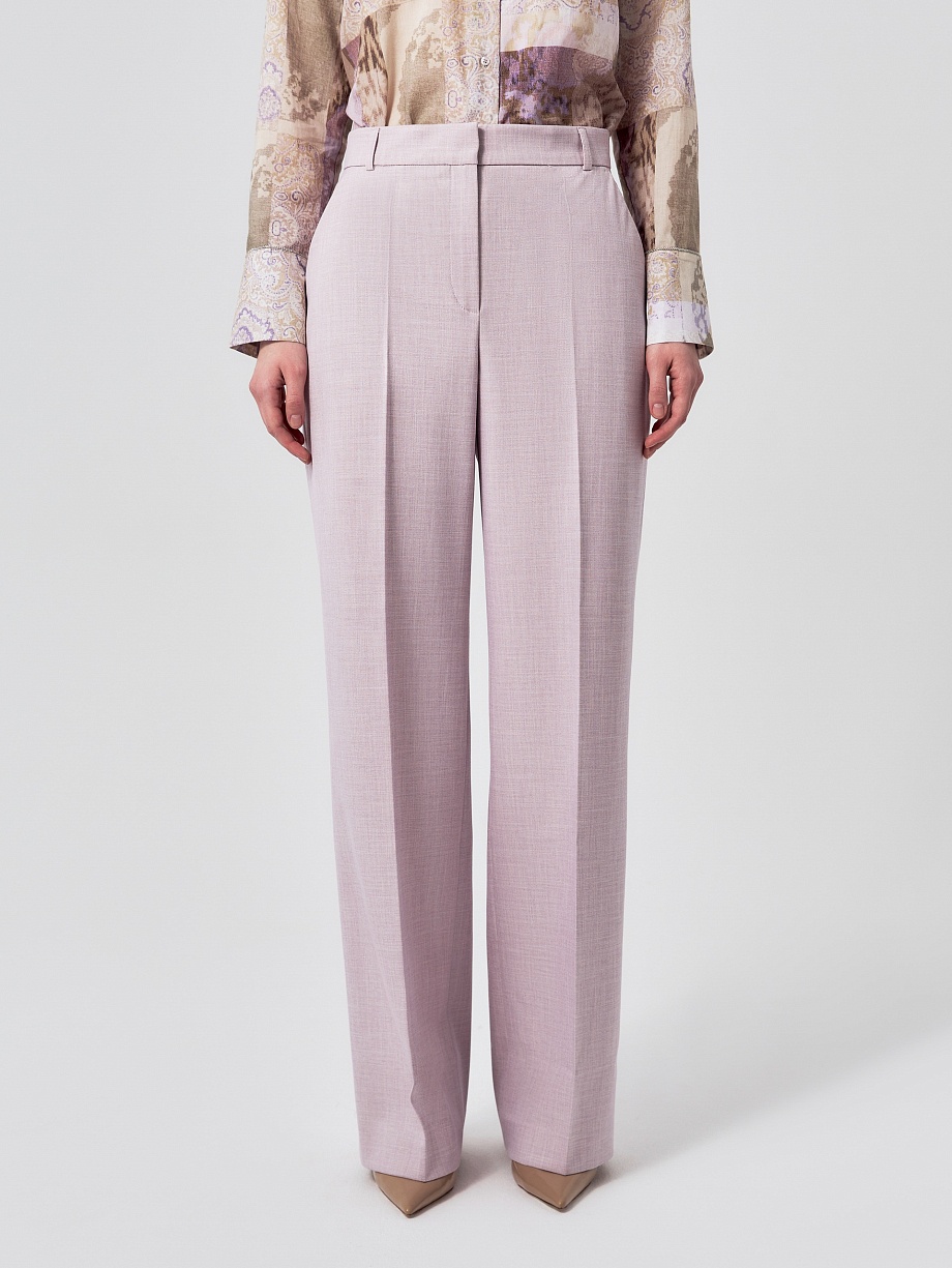 Прямые брюки со стрелками