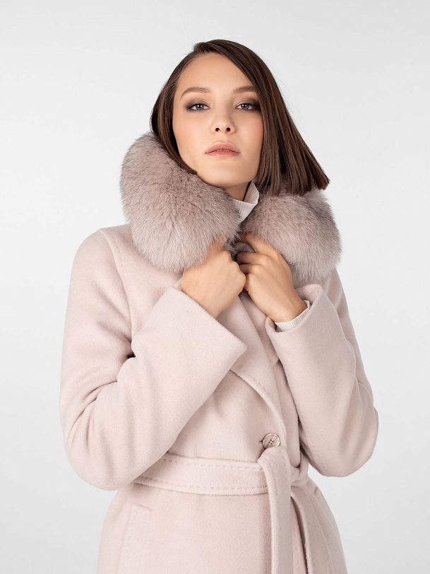 Зимнее шерстяное пальто из шерсти с утеплителем и мембраной