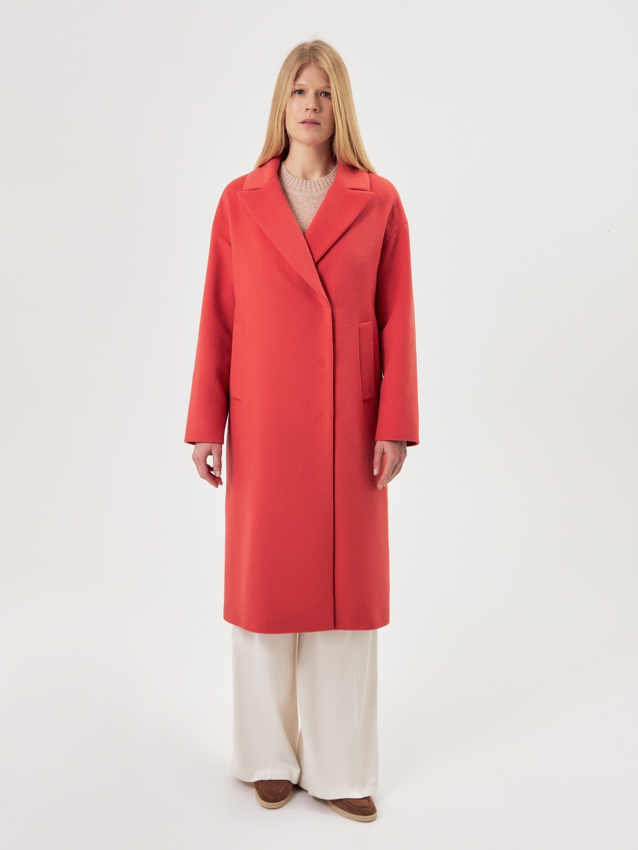 Шерстяное пальто с мембраной