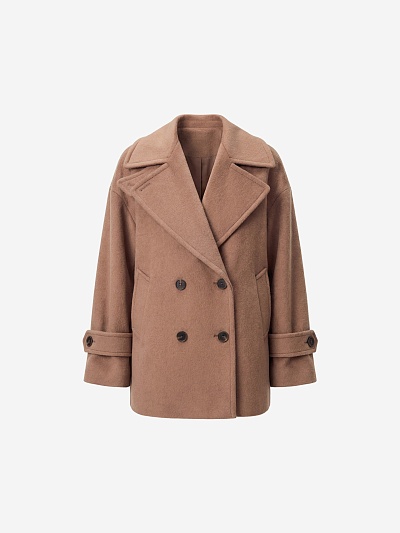 Укороченное пальто бушлат с мембраной POMPA