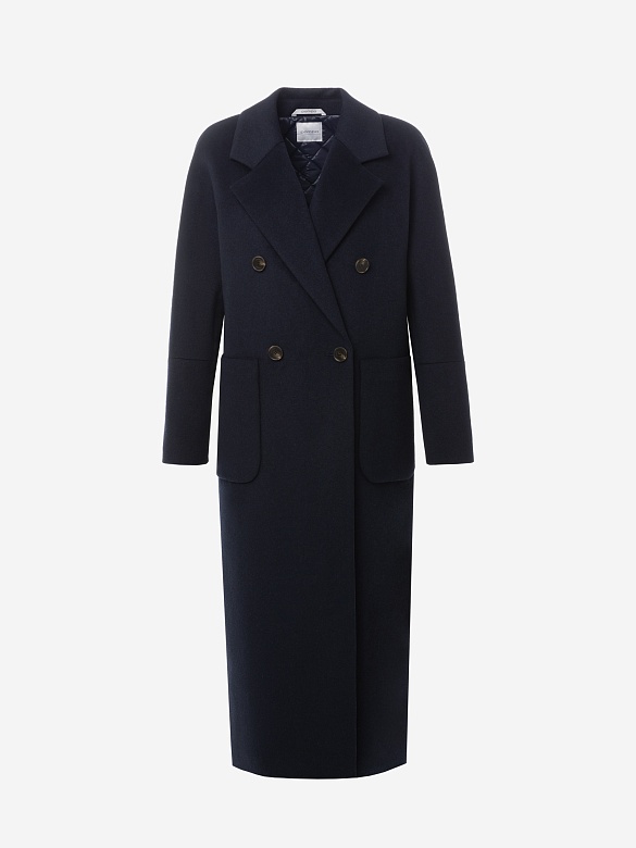 Пальто из шерсти с мембраной и утеплённой спинкой POMPA арт.1016300p90068