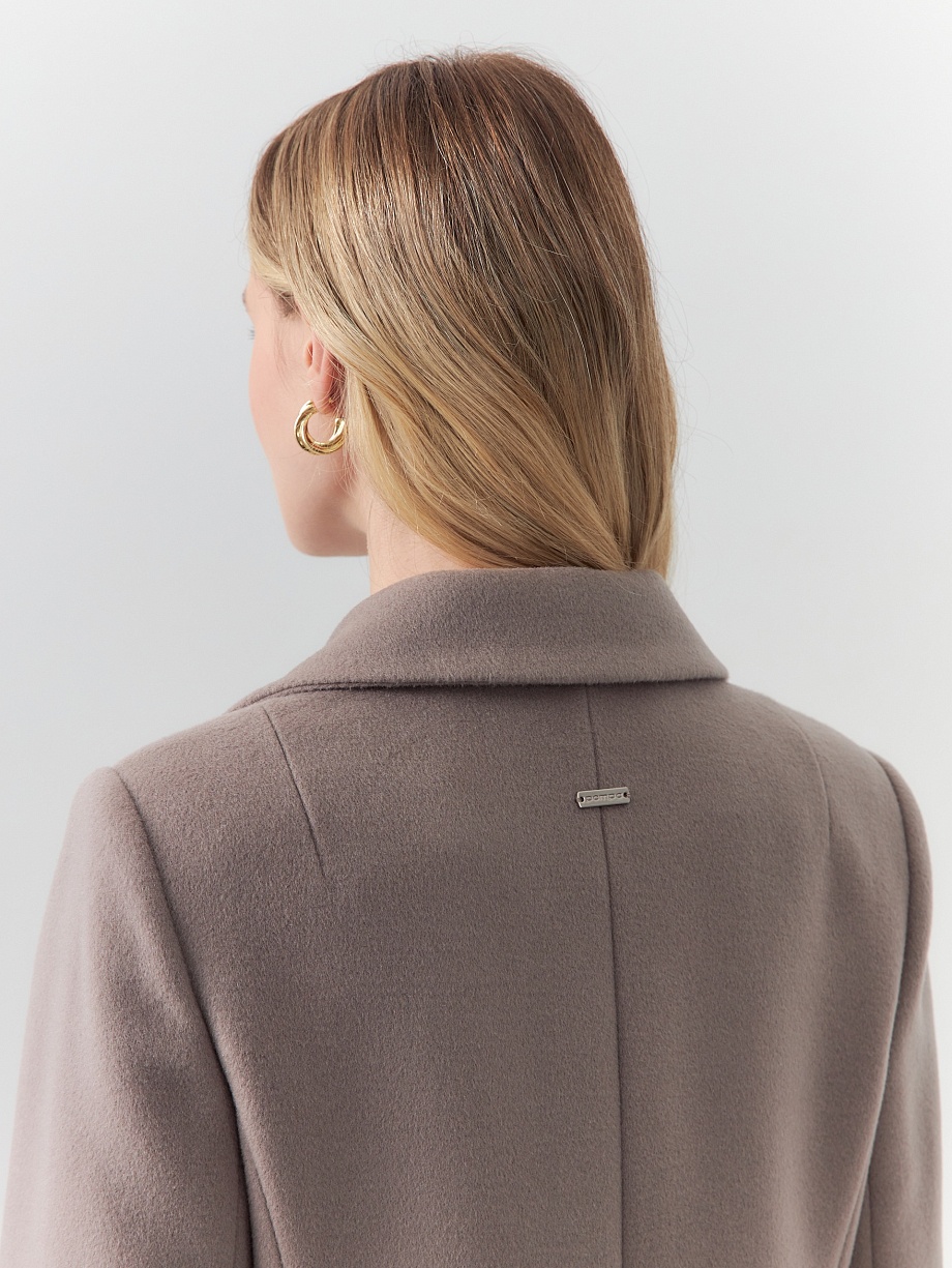 Пальто из 95% шерсти с мембраной