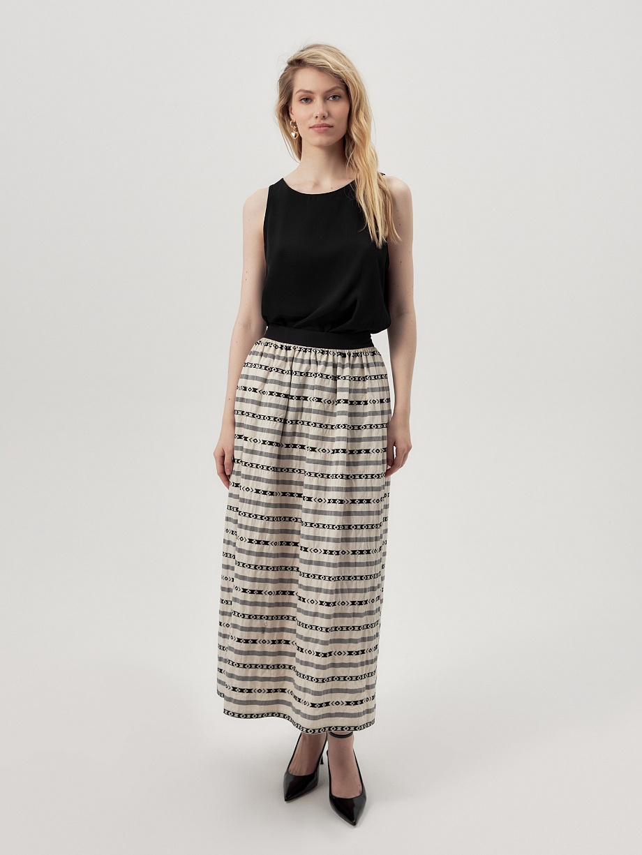 Летняя юбка из 100% хлопка