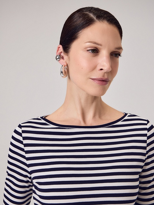 Трикотажный джемпер в полоску