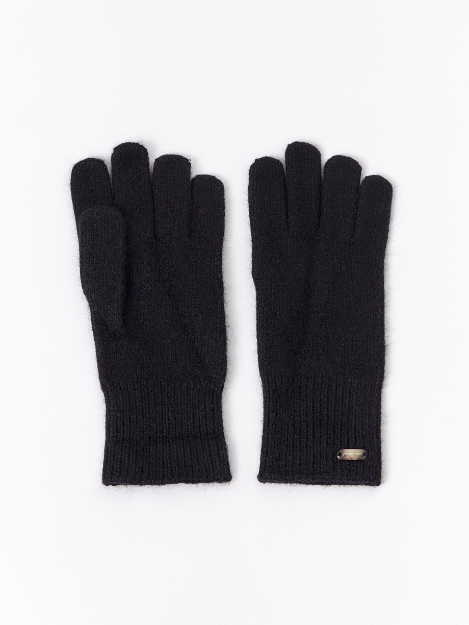 Мягкие демисезонные перчатки с ангорой