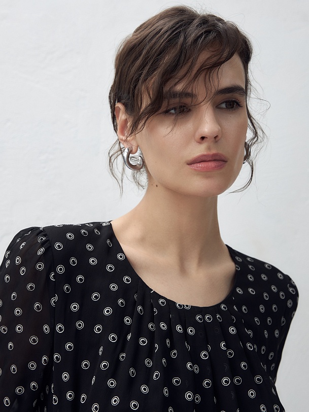 Свободная блуза из вискозы