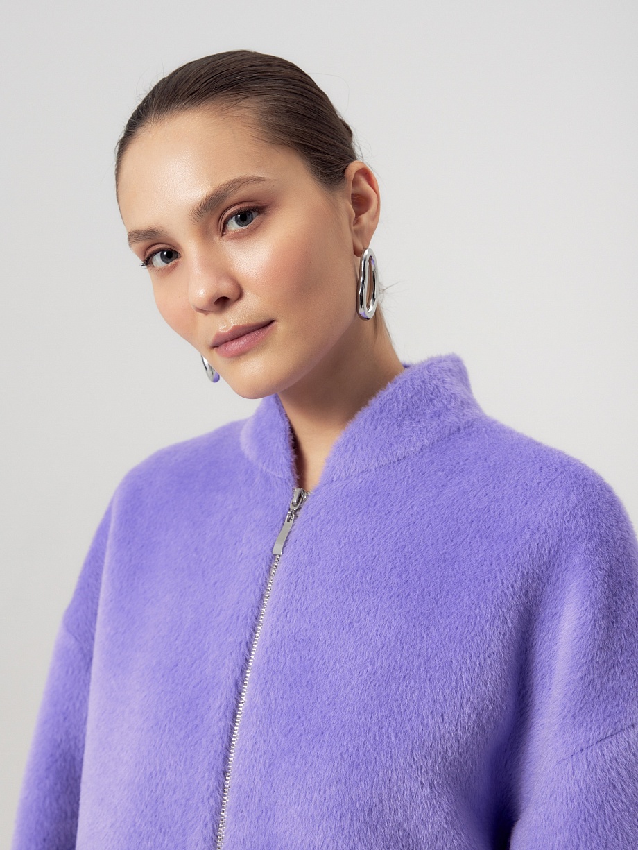 Бомбер из премиальной шерсти Альпака