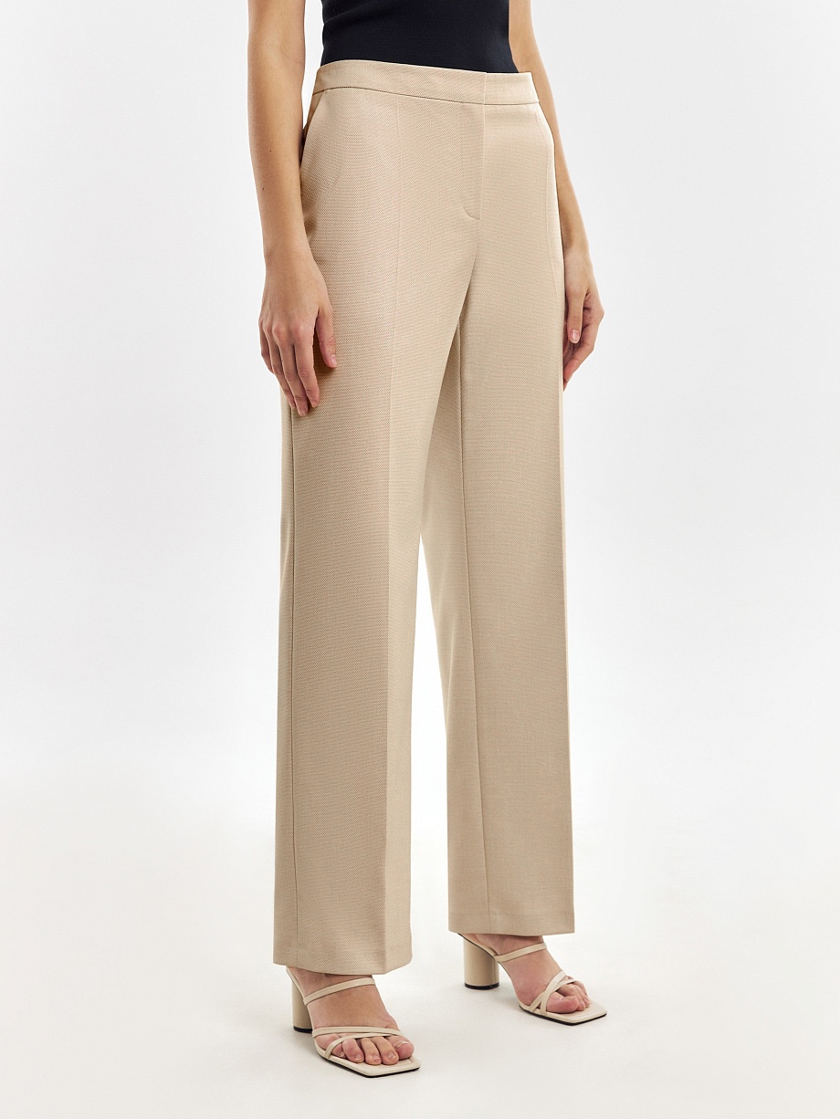Брюки классические из костюмной ткани