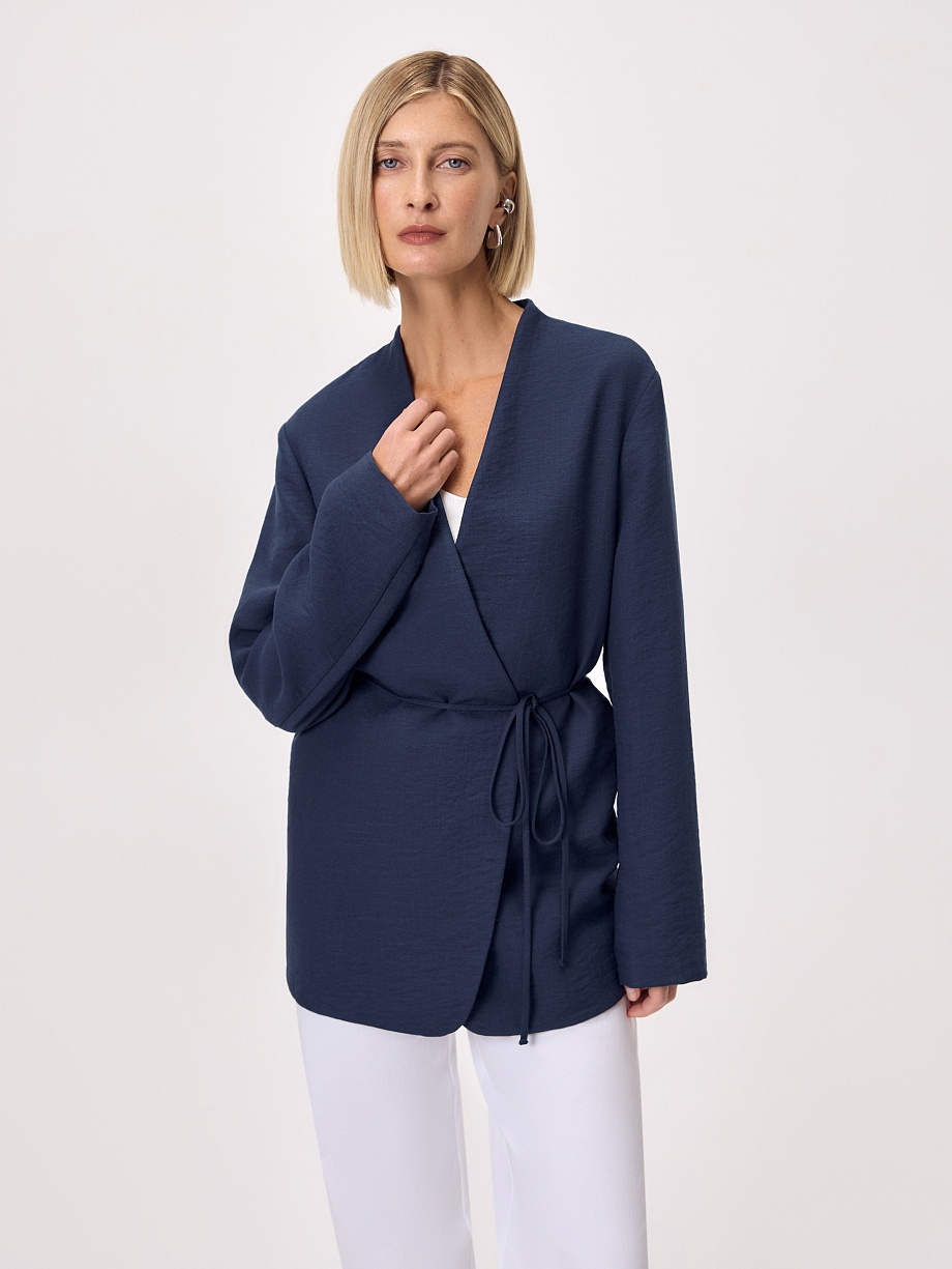 Жакет без лацканов