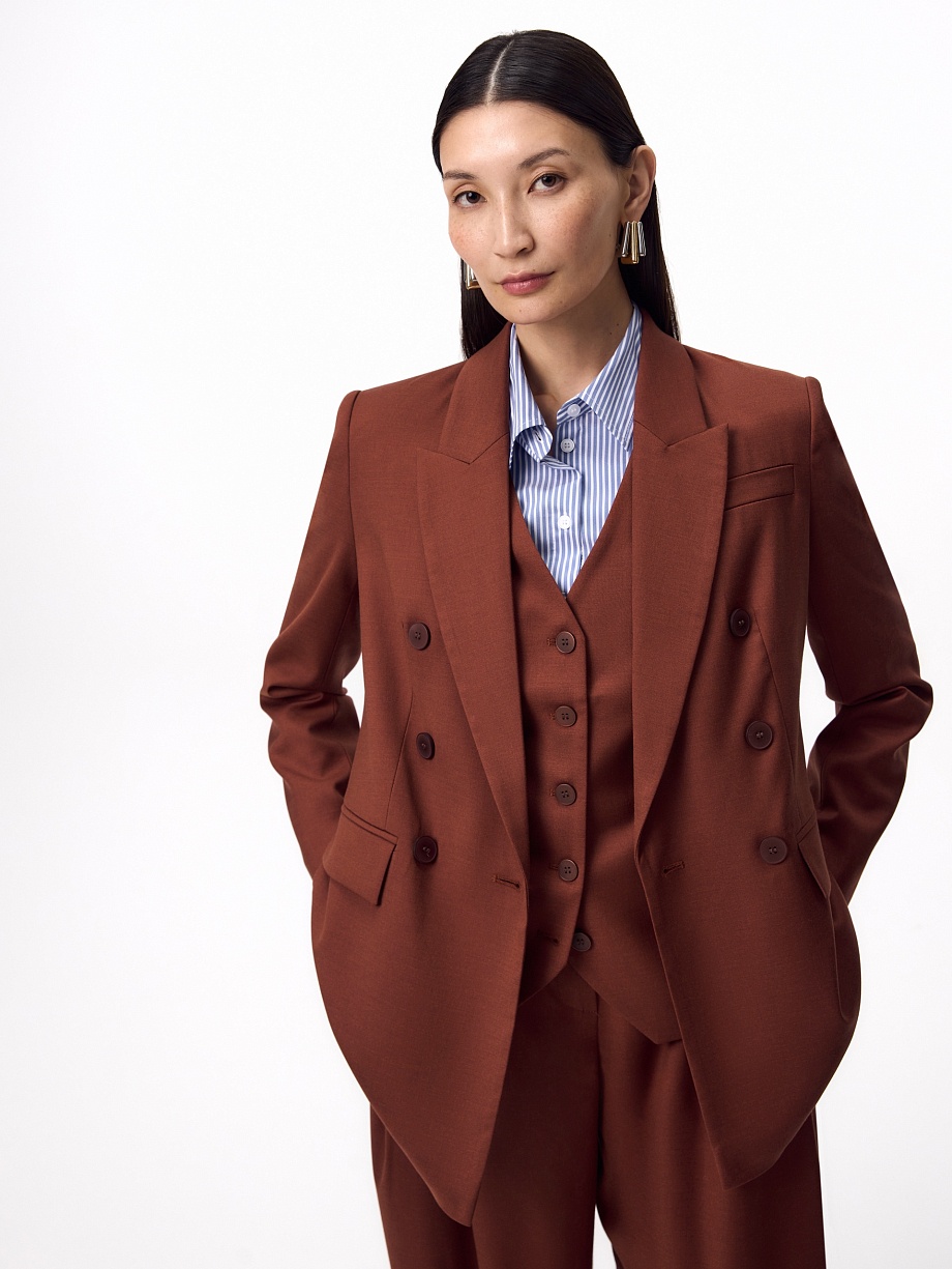 Двубортный жакет