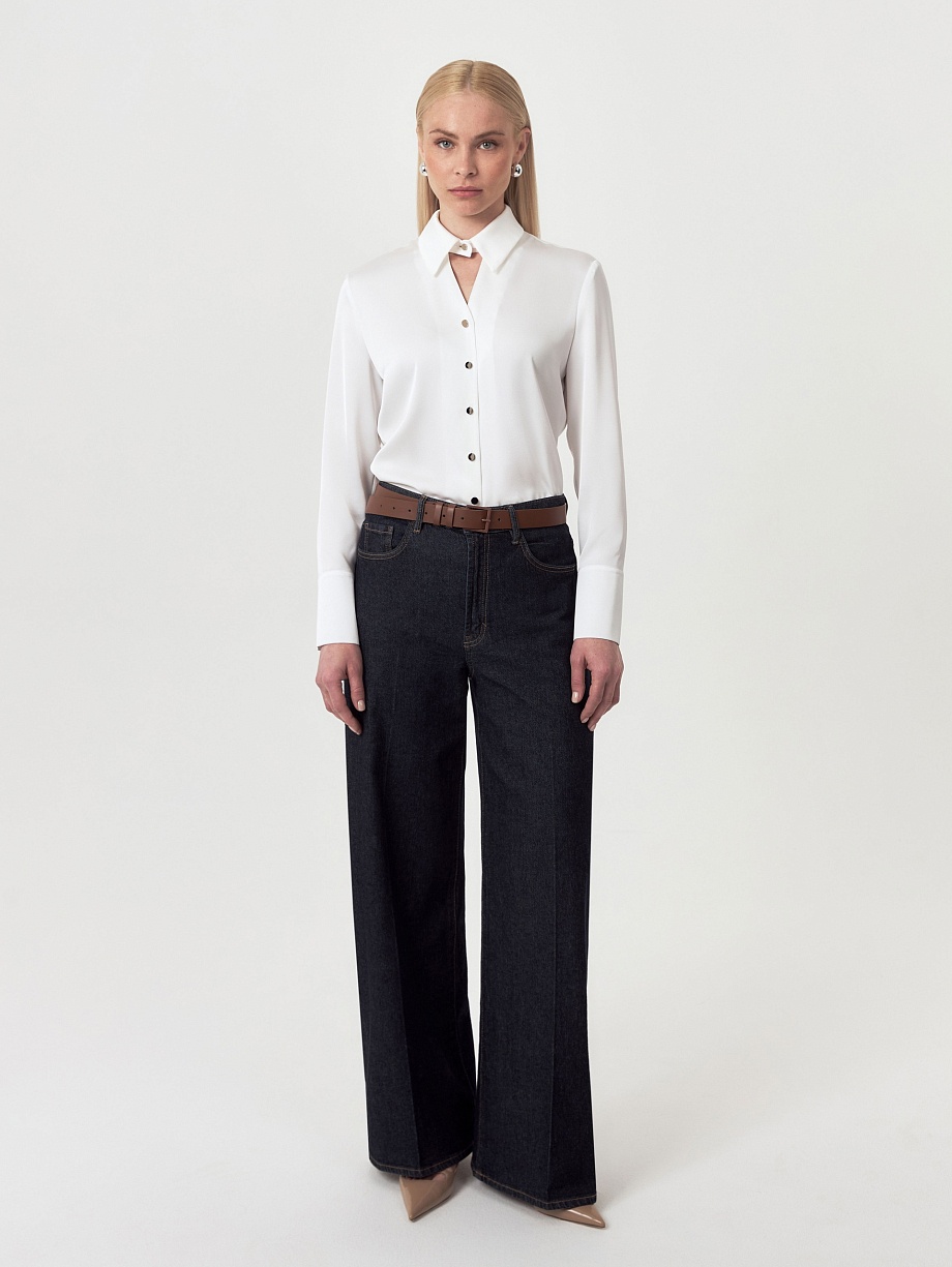 Блуза из атласа