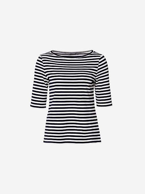 Трикотажный джемпер в полоску POMPA