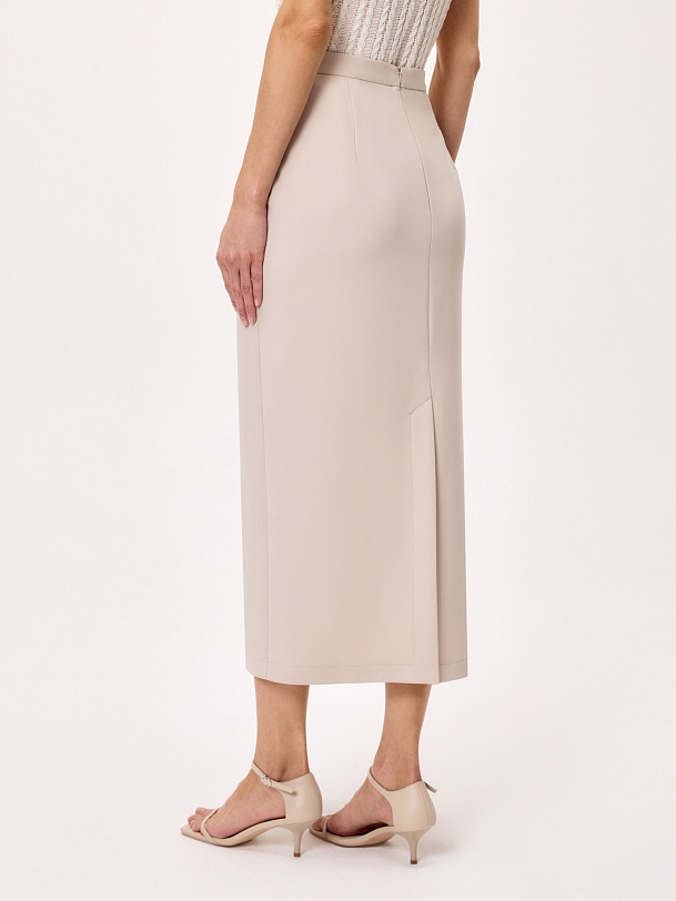Юбка-карандаш из костюмной ткани